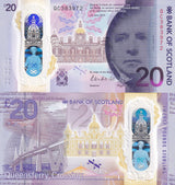 Scotland 20 Pounds 2021 Polymer P W134 UNC ,Commemorative  ,Queensferry