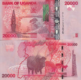 Uganda 20000 Shillings 2017 P 53 d UNC