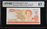 New Zealand 5 Dollars ND 1989-1992 P 171 c Superb Gem UNC PMG 67 EPQ
