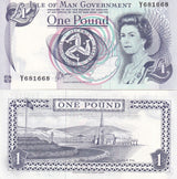 Isle of Man 1 Pounds ND 1990-2009 P 40 b UNC