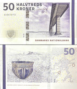 Denmark 50 Kroner 2024 P 70 Sign Krogstrup &amp; Niels Kaas UNC ,Sallingsund