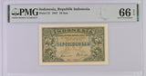 Indonesia 10 Sen 1947 P 31 Gem UNC PMG 66 EPQ