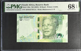 South Africa 10 Rand ND 2023 P 148 a Superb Gem UNC PMG 68 EPQ Top Pop