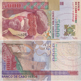 Cape Verde 5000 Escudos 2000 P 67 UNC