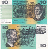 Australia 10 Dollars 1974-1991 P 45 e UNC