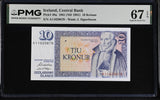 Iceland 10 Kronur 1961 ND 1981 P 48 a Superb Gem UNC PMG 67 EPQ