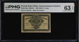 French Indochina 5 Cents ND 1942 P 88 b Choice UNC PMG 63 EPQ