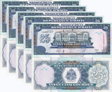 Haiti 25 Gourdes 2009 P 266 d UNC LOT 5 PCS