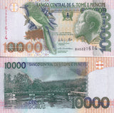 Saint Thomas & Prince 10000 Dobras 2013 P 66 d UNC