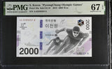 South Korea 2000 Won 2018 P 58 a Superb Gem UNC PMG 67 EPQ