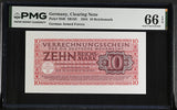 Germany 10 Reichsmark 1944 P M40 Gem UNC PMG 66 EPQ