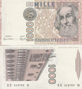 Italy 1000 Lire 1982 P 109 b UNC