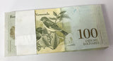 Venezuela 100000 Bolivares 2017 P 100 b UNC LOT 25 PCS 1/4 BUNDLE