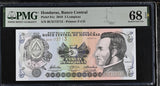 Honduras 5 Lempiras 2010 P 91 c Superb Gem UNC PMG 68 EPQ
