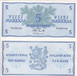 Finland 5 Markka 1963 P 99 UNC
