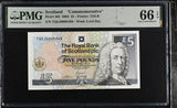 Scotland 5 Pound 2002 P 362 Commemorative Gem UNC PMG 66 EPQ