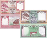 Nepal set 2 UNC 5 10 Rupees 2024 P 76 77 NEW Date