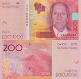 Cape Verde 200 Escudos 2019 Polymer P 76 ZA Prefix UNC