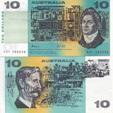 Australia 10 Dollars ND 1991 P 45 g UNC , Henry Lawson, Francis Greenway