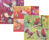 ATLANTIC FOREST Set 3; 100 200 500 AVES MAGPIE WAWING FINCH 2024 Fantasy