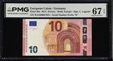 Euro 10 Euro Germany 2014 P 28 W Superb Gem UNC PMG 67 EPQ