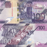 Kenya 100 Shillings 2024 P 54 NEW UNC