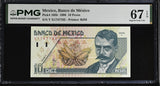 Mexico 10 Pesos 1996 P 105 b Superb Gem UNC PMG 67 EPQ