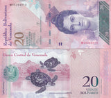 Venezuela 20 Bolivares 2013 P 91 UNC