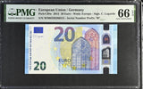 Euro 20 Euro Germany 2015 P 29 w Gem UNC PMG 66 EPQ