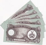 Biafra 1 POUND ND 1968-1969 P 5 UNC LOT 5 PCS