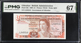 Gibraltar 1 Pounds 1988 P 20 e Superb Gem UNC PMG 67 EPQ