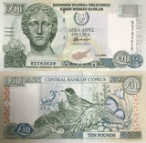 Cyprus 10 Pound 2005 P 62 e UNC
