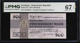 Germany 500 Mark 1979 P FX7 Sachsen Superb Gem UNC PMG 67 EPQ