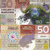 Kamberra 50 Numismas 2009 Year of Buffalo Fantasy Polymer Zodiac