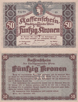 Austria 50 Kronen 1918 Vienna P Unlisted UNC