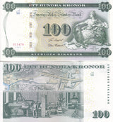 Sweden 100 Kronor 2005 Commemorative P 68 UNC W/FOLDER
