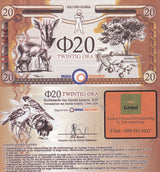 South Africa Orania Set 5 UNC 10 20 50 100 200 Ora 2026-2029 Animals Trees