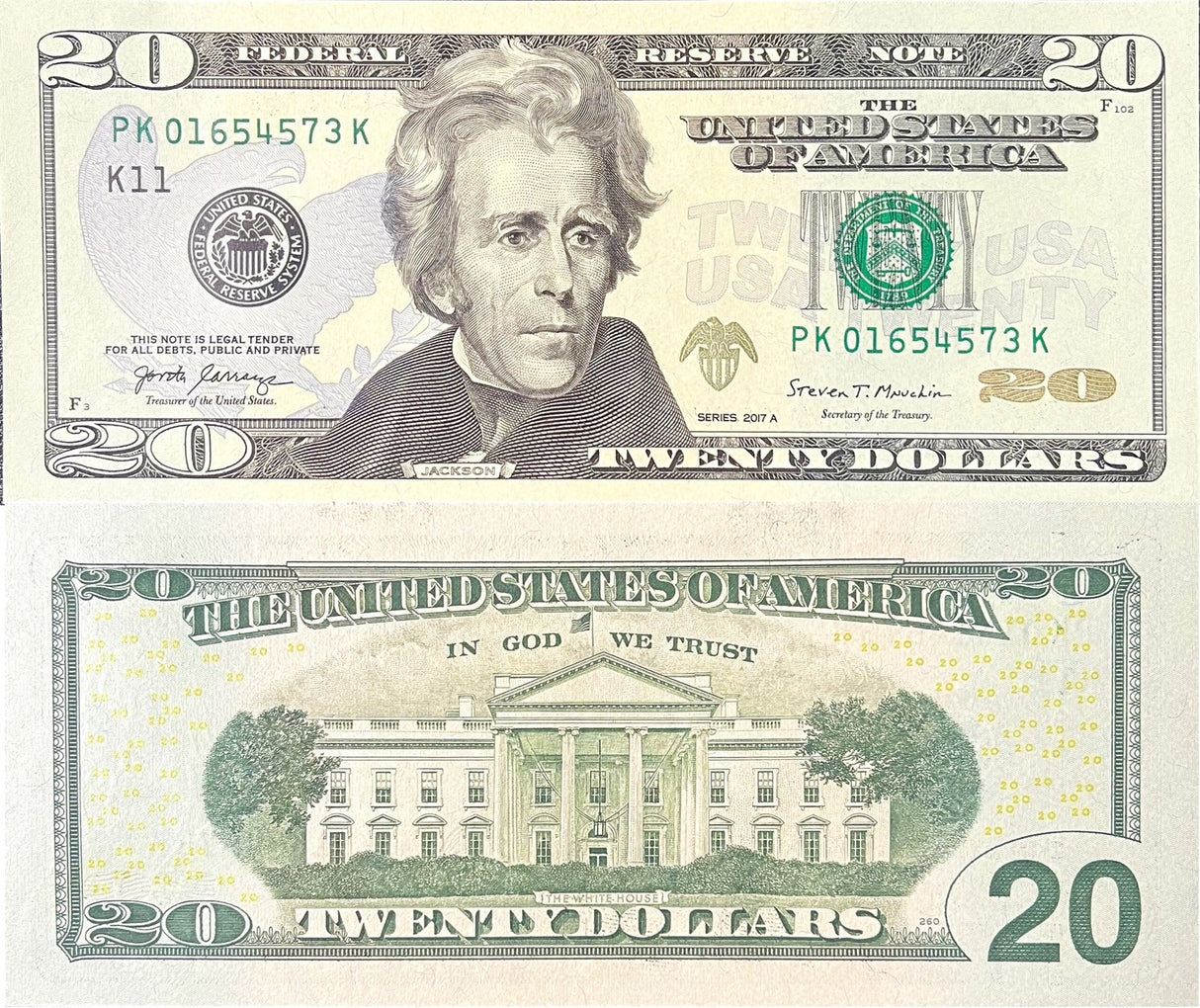 United States 20 Dollars USA 2017A P 546 K Dallas UNC