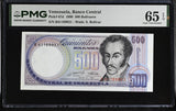 Venezuela 500 Bolivares 1990 P 67 d Gem UNC PMG 65 EPQ WTM S Bolivar