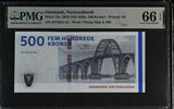 Denmark 500 Kroner 2019 ND 2020 P 73 a Gem UNC PMG 66 EPQ