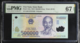 Vietnam 500000 Dong 2019 Polymer P 124 o Superb Gem UNC PMG 67 EPQ