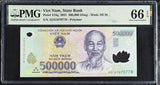 Vietnam 500000 Dong 2021 Polymer P 124 q Gem UNC PMG 66 EPQ