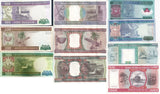 Mauritania SET 10 x Lot 5 = 50 UNC 100 200 500 1000 2000 1981-2015 P 3D 4 5-P 20