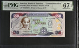 Jamaica 50 Dollars 2010 P 88 Commemorative Superb Gem UNC PMG 67 EPQ