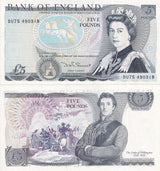 Great Britain 5 Pounds ND 1971-1991 P 378 c UNC