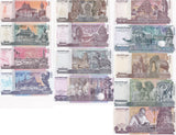 Cambodia Set 13 UNC 100-15000 30000 -100000 200000 Riels 2014-2024 P 62-73 74