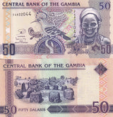 Gambia 50 Dalasis ND 2013 P 28 c UNC