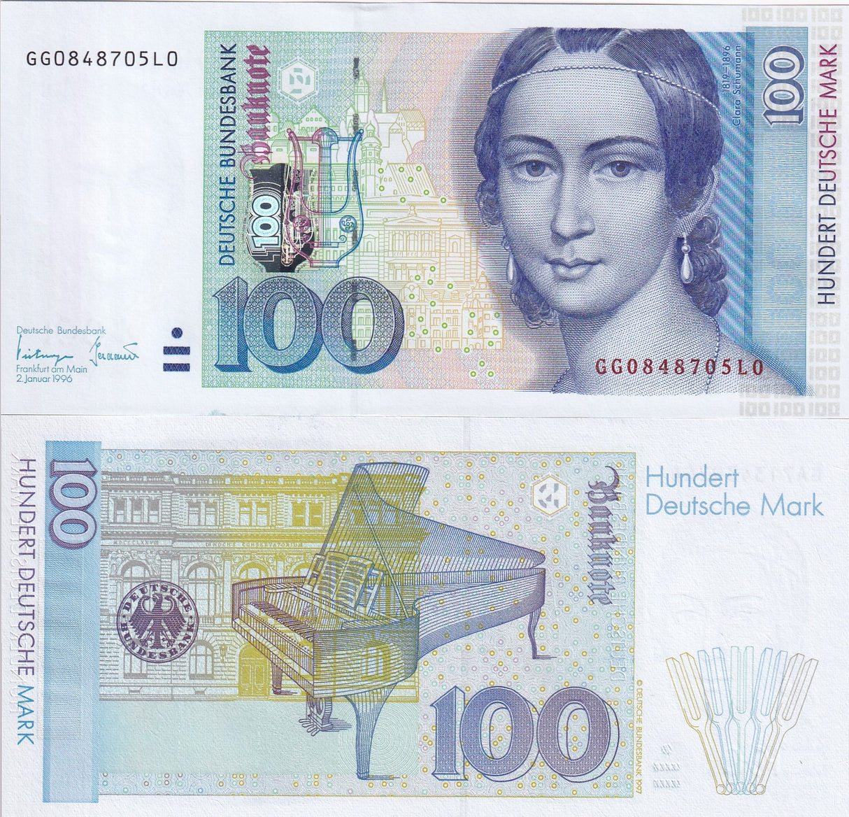 Germany Federal Republic 100 Mark 1996 P 46 UNC