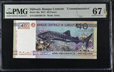 Djibouti 40 Francs 2017 P 46 a Commemorative Superb Gem UNC PMG 67 EPQ