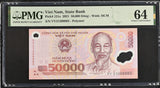 Vietnam 50000 Dong 2021 Polymer P 121 o Choice UNC PMG 64